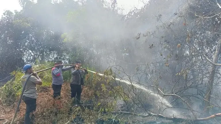 karhutla-di-meranti,-satu-tersangka-berhasil-diamankan