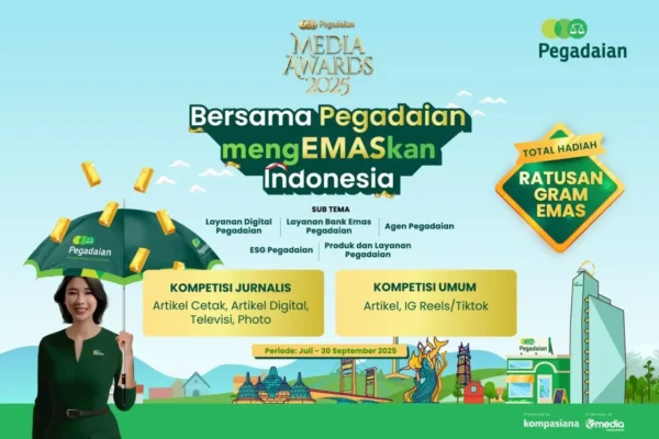 pegadaian-media-awards-2025:-total-hadiah-ratusan-gram-emas-menanti!
