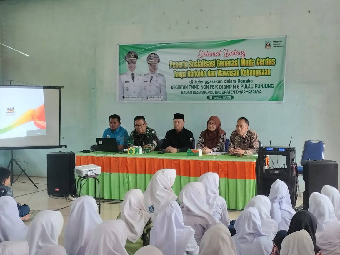 sosialisasikan-bahaya-narkoba-di-smp-6-pulau-punjung,-tmmd-gandeng-bnnk-sawahlunto