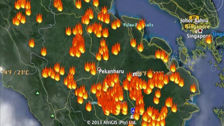 riau-catat-247-titik-panas,-didominasi-tertinggi-di-sumatra
