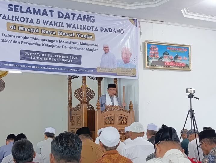 khutbah-jumat-wawako-maigus:-pejabat-harus-teladani-rasulullah
