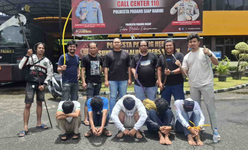 tawuran-maut-di-padang,-polisi-tangkap-lima-orang,-empat-diantaranya-putus-sekolah