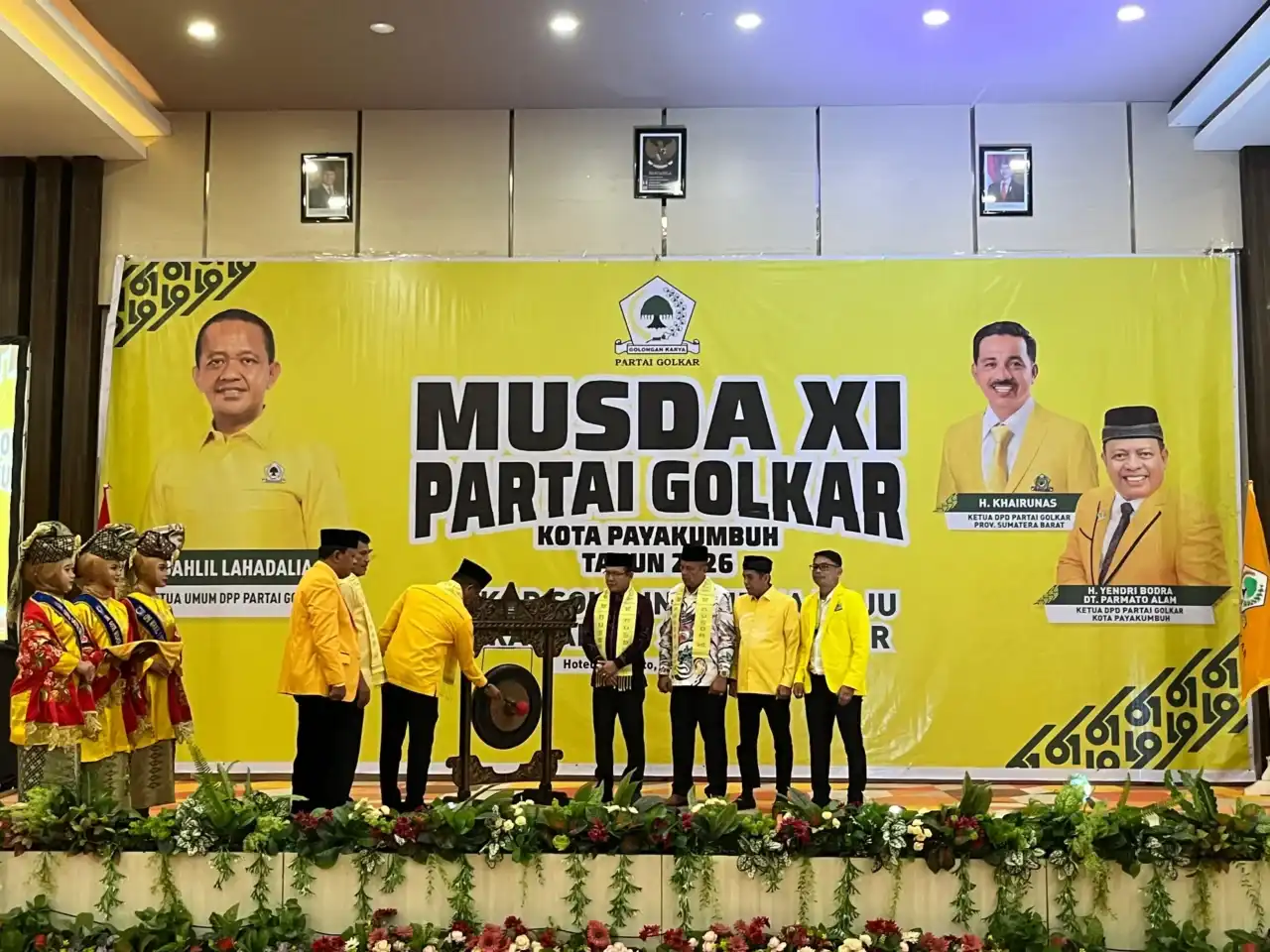 musda-xi-partai-golkar-kota-payakumbuh,-yb-dt-parmato-alam-dipastikan-kembali-terpilih-aklamasi