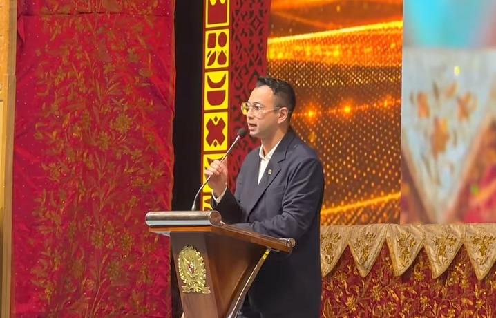 dpp-ikm-dikukuhkan,-raffi-ahmad-sampaikan-salam-hangat-presiden-untuk-urang-minang